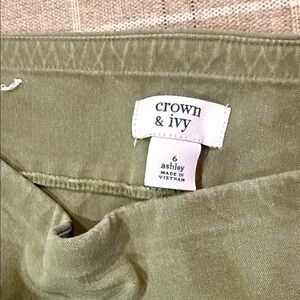Crown & Ivy Sage Green Trousers